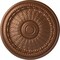 Ekena Millwork Brunswick Ceiling Medallion (Fits Canopies up to 4 1/2"), 27"OD x 2 1/2"P, Polished Copper CM27BRPOS - alternate 1